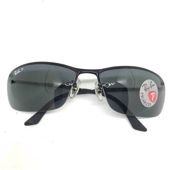 NEW AUTHENTIC RAY BAN RB 3183 002/81 POLARIZED SUNGLASSES SIZE: 63-15-125 - Picture 7 of 12
